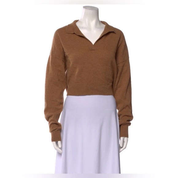 Reformation Jeans Cashmere V-Neck Sweater, Sz S - Picture 1 of 10